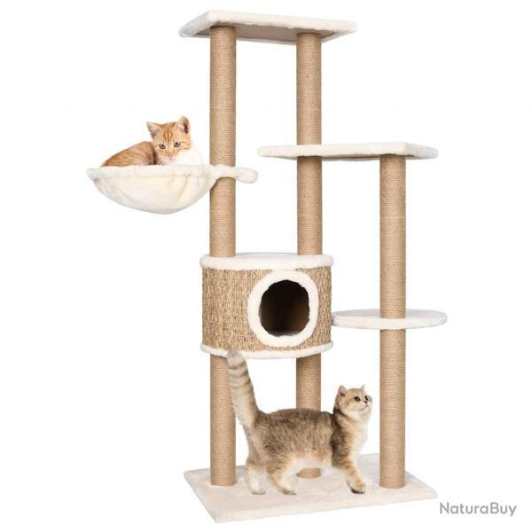 Arbre  chat avec griffoirs 126 cm Herbiers marins alsavelo