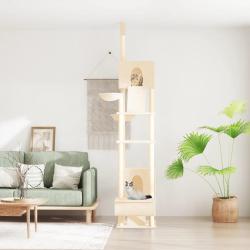 Arbre à chat du sol au plafond Crème 277-303 cm alsavelo