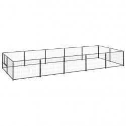 Chenil Noir 10 m² Acier alsavelo