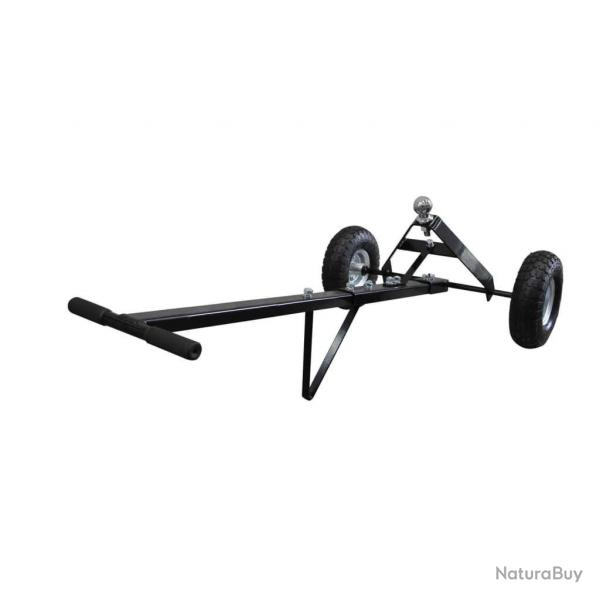 Chariot  main de remorque utilitaire bateau deux pneus 275 kg alsavelo