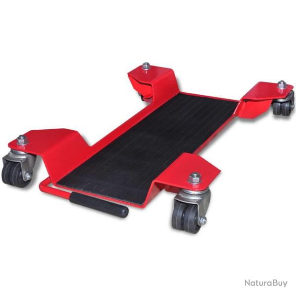 Chariot de moto Rouge alsavelo