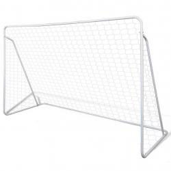 Cage de but de football 240x90x150 cm acier haute qualité alsavelo