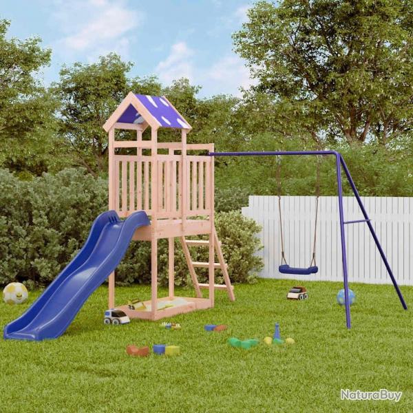 Aire de jeux d'extrieur bois massif de douglas alsavelo