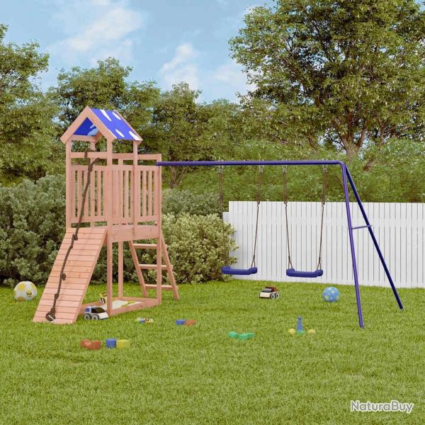 Aire de jeux d'extrieur bois massif de douglas alsavelo