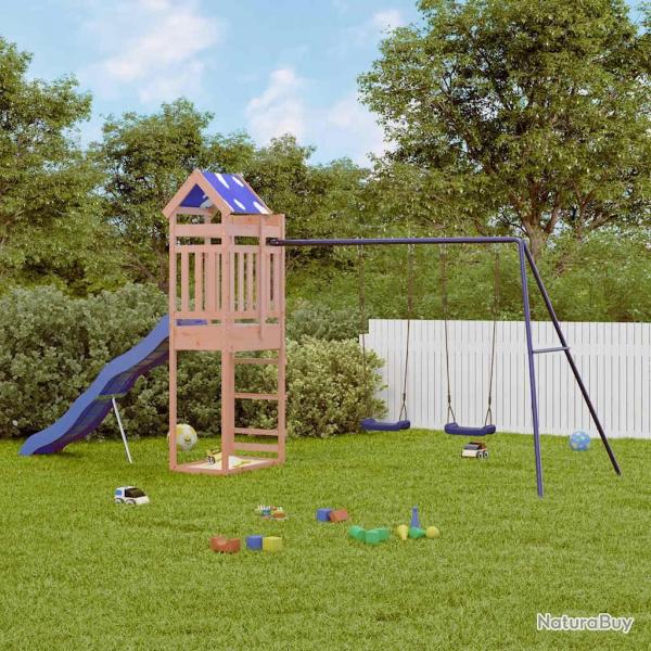 Aire de jeux d'extrieur bois massif de douglas alsavelo