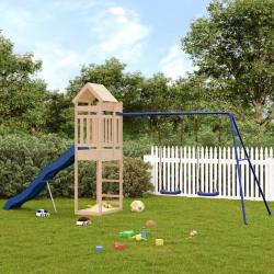 Aire de jeux d'extérieur bois de pin massif alsavelo