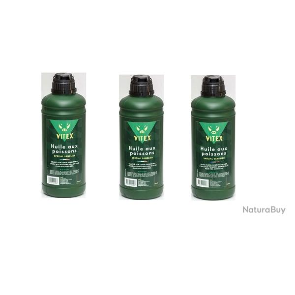 Bouteille VITEX Huile aux poissons 1l PAR 3