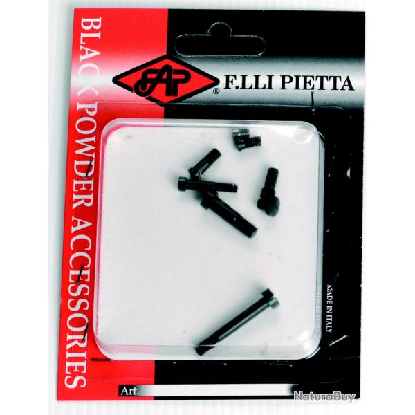 Set de 8 vis Pietta pour Remington Acier