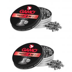 Lot de 2 boîtes de 250 Plombs Match classic 5,5 mm - GAMO