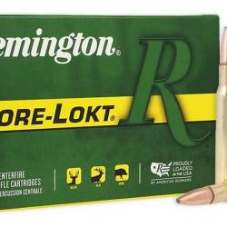 BOITE DE 20 CARTOUCHES REMINGTON 280REM 165GR CORE-LOKT SP