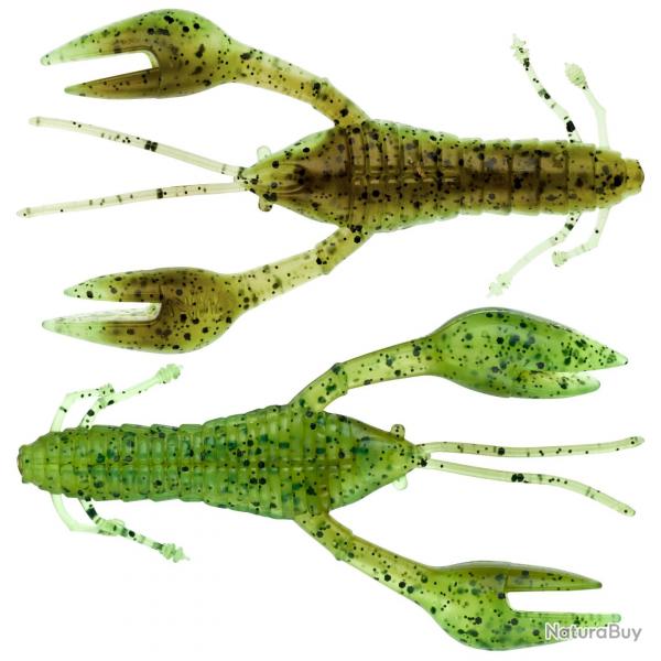 Leurre Souple Gunki Hourra Craw Up 100 10cm Brown Chart Par 4 9,4g