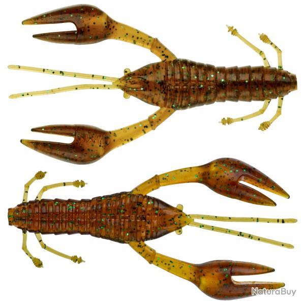 Leurre Souple Gunki Hourra Craw Up 100 10cm Par 4 9,4g Pumpkin Green Flk