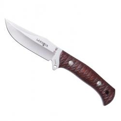 POIGNARD MUELA LAKHOTA MICARTA MARRON 12CM INOX