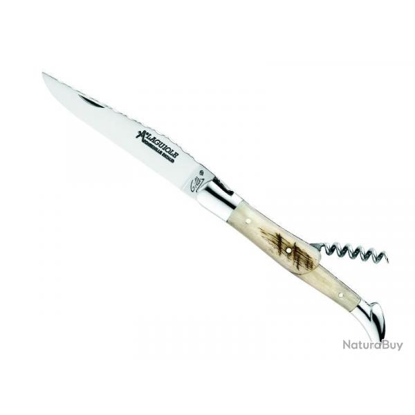 LAGUIOLE GILLES TRADITION 2P CORNE DE BELIER 12CM INOX