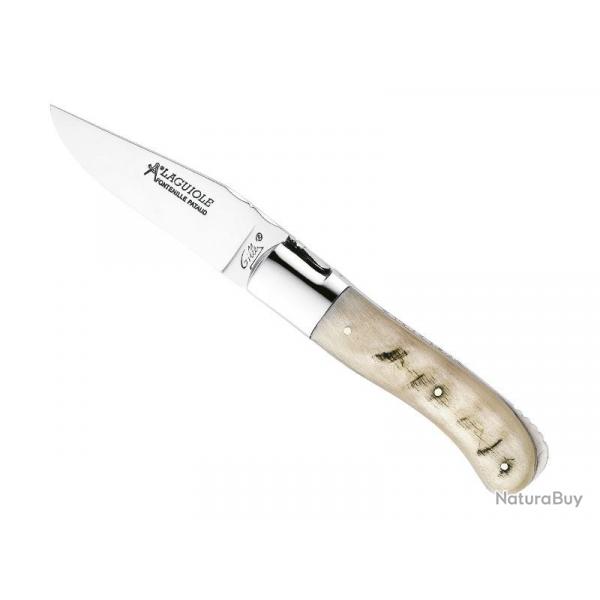 LAGUIOLE GILLES GENTLEMAN CORNE DE BELIER 10,5CM INOX