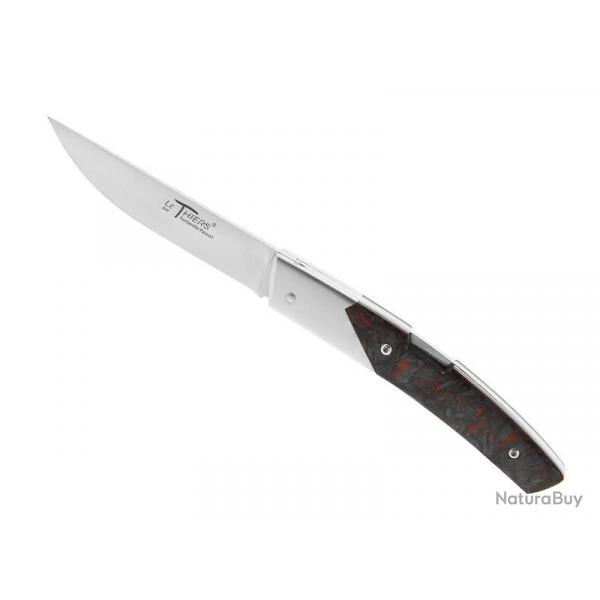 LE THIERS ADVANCE FIBRE DE CARBONE ROUGE 11,5CM INOX