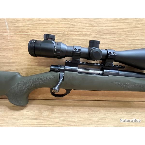 Carabine Howa cal 22-250REM, canon lourd avec sa lunette et son silencieux  1 sans prix de rserve