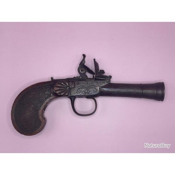 Pistolet  coffre  silex Belge