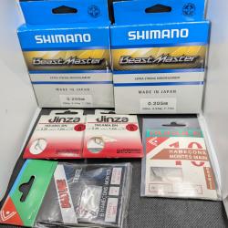 Lot Hameçons DIVERS + fil  SHIMANO BEAST MASTER