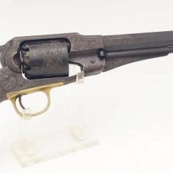 REVOLVER CIVIL WAR US REMINGTON 1858 NEW MODEL ARMY 1863 CALIBRE 44 PN - USA XIXè Très bon  U.S.A. X