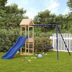 Aire de jeux d'extérieur bois de pin massif alsavelo
