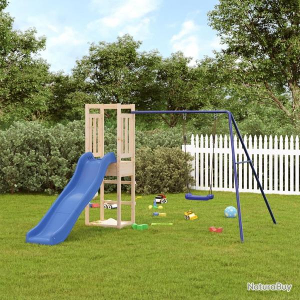 Aire de jeux d'extrieur bois de pin imprgn alsavelo