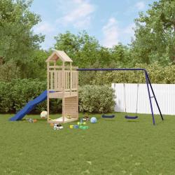 Aire de jeux d'extérieur bois de pin massif alsavelo