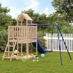 Aire de jeux d'extérieur bois de pin massif alsavelo