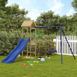 Aire de jeux d'extérieur bois de pin imprégné alsavelo