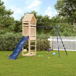 Aire de jeux d'extérieur bois de pin massif alsavelo