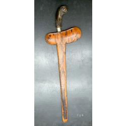 ANCIEN TRES IMPOSANT KERIS / KRISS INDONESIEN, AVEC UNE MAGNIFIQUE LAME, A VOIR