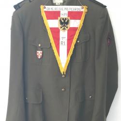 Fanion & Tenue Uniforme UTAH  - 1966 - Sous Lieutenant 1er Regiment d'Infanterie - 1971/72