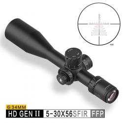 Lunette de Visée Discovery HD GEN-II 5-30X56SFIR FFP - Longue Portée Haute PrécisionTube 34mm