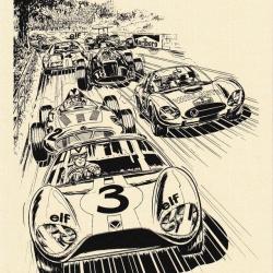 Michel vaillant par GRATON  24 HEURES DU MANS une rareté  à consommer sans modération