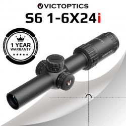 VictOptics S6 1-6x24i LPVO SFP avec réticule en fibre optique LIVRAISON GRATUITE !!