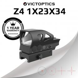 VICTOPTICS  1x23x34 portée de point rouge 5 niveaux collimateur 5 Moa LIVRAISON GRATUITE !!