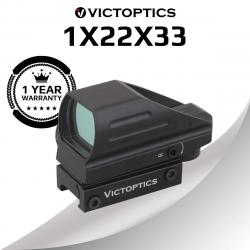 VICTOPTICS 1x22x33 portée de point rouge 5 niveaux collimateur 5 Moa LIVRAISON GRATUITE !!