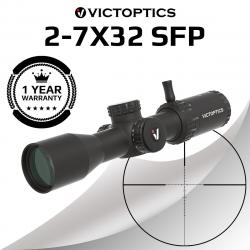 VICTOPTICS Lunette de visée à tube lumineux 2-7X32 avec WEATHER MOUNT- LIVRAISON GRATUITE !!