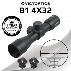 VictOptics B1 4x32 portée compacte taille compacte 25.4mm 1 pouce Tube 1/4 MOA LIVRAISON GRATUITE !!