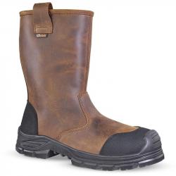 Bottes de sécurité Jallatte JALCYPRESS SAS S3 CI SRC pointure 47 cuir marron/ noir