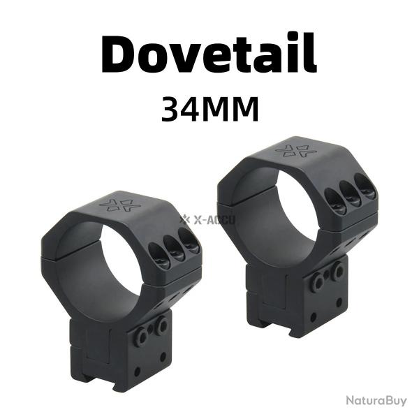 Vector Optics-Srie de supports en queue d'aronde, rail filet DOVETAIL 34MM - LIVRAISON GRATUITE !!