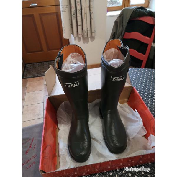 Bottes haut de gamme en caoutchouc naturel pointure 43