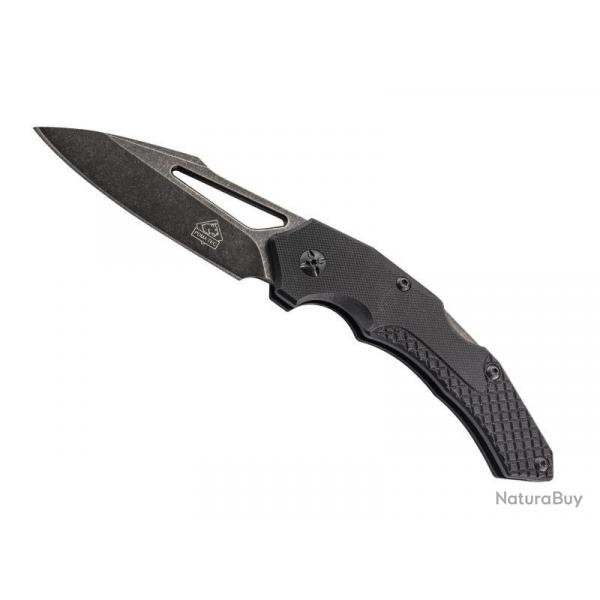 COUTEAU PUMA-TEC G10 NOIR 13CM INOX NOIR