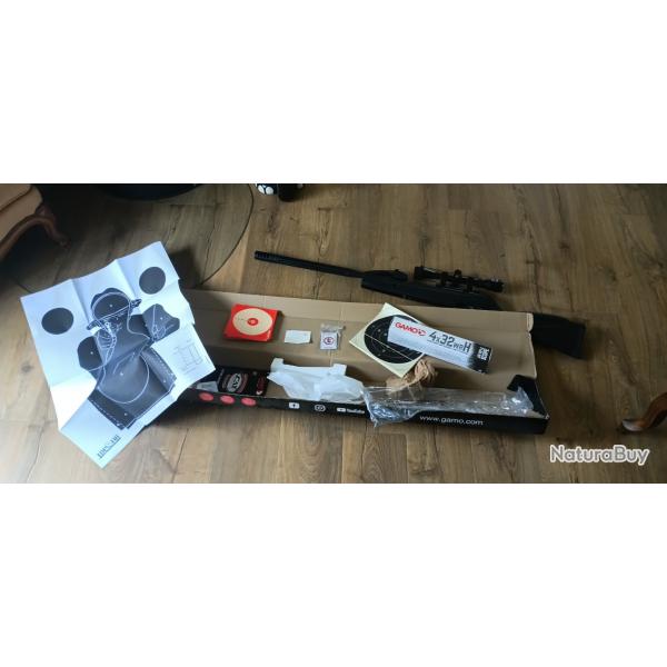 CARABINE AIR COMPRIME GAMO REPLAY COMPLETE - 4.5 - LUNETTE - 19.9 JOULES - REPLAY-10 -10