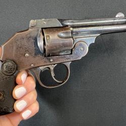 IVER JOHNSON TOP BREAK SAFETY HAMMERLESS 2nd modèle calibre 38sw