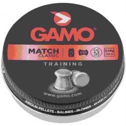 Plombs MATCH CLASSIC 4,5 mm - GAMO. cal. 4.5 mm boite de 250 plombs