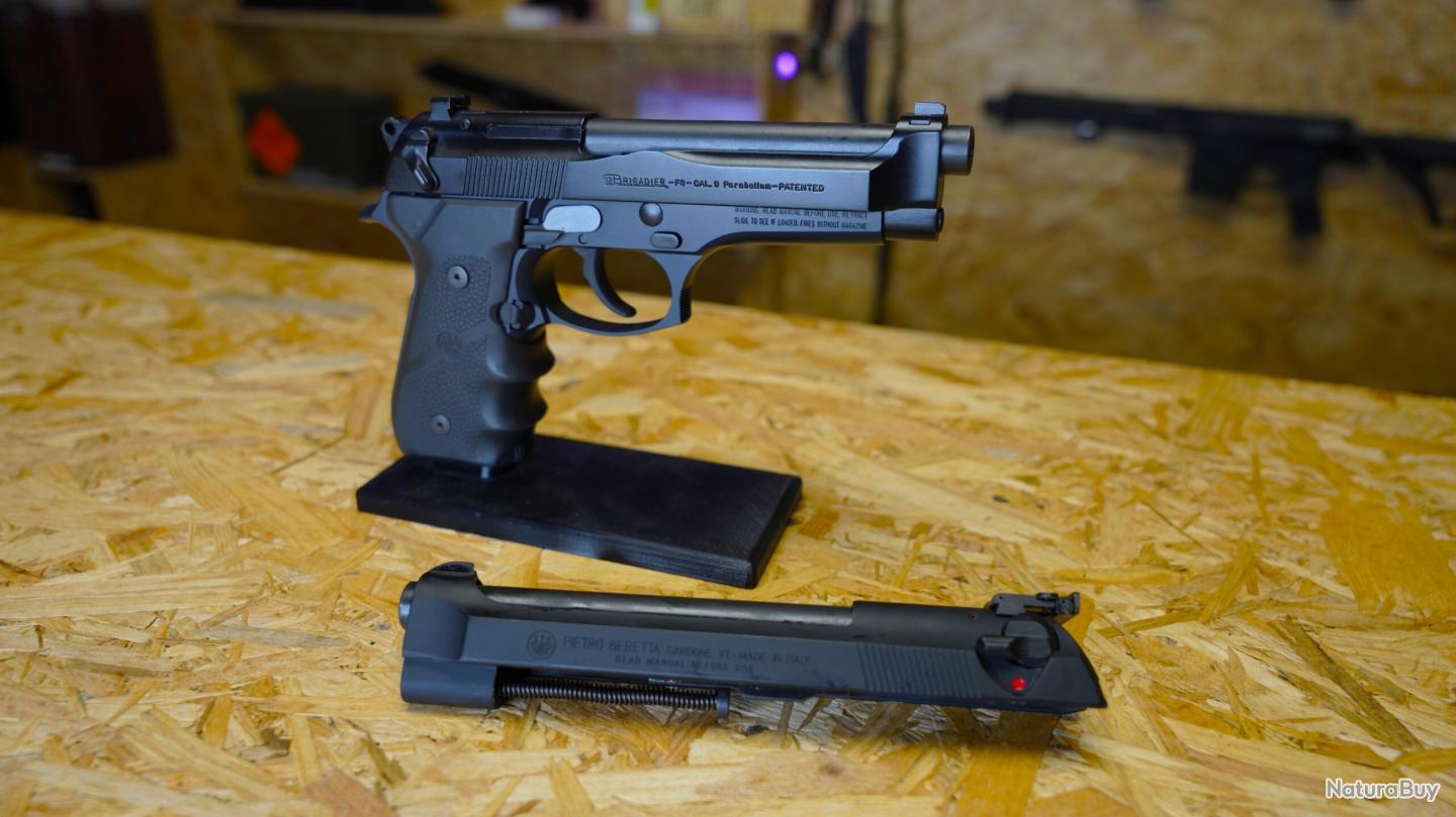 OCCASION Pistolet BERETTA 92 FS Brigadier calibre 9x19 + Conversion ...