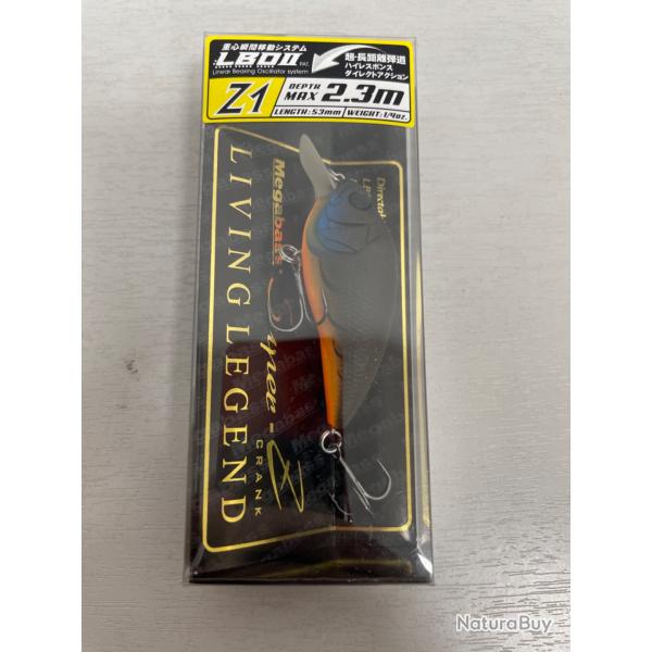 !! NEUF !! LEURRE MAGABASS SUPER Z Z1 col MAT CRAW II