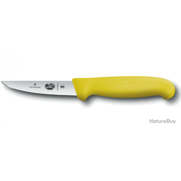 Victorinox 5.5108.10 Couteau  Volaille, Fibrox, Jaune, lame 10cm