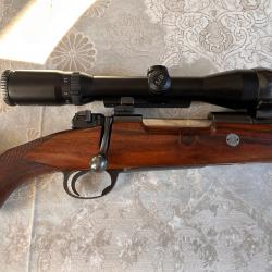 Superbe carabine artisanale J-J Sipp, Mauser K98, en 7RM